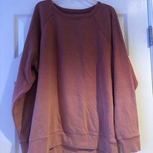 American Eagle ombré crewneck sweatshirt sz L